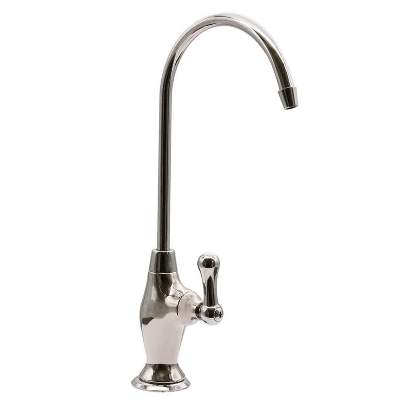 Westbrass D2033-NL-05 10" Classic 1-Lever Handle Cold Water Dispenser Faucet, Polished Nickel - Image 1